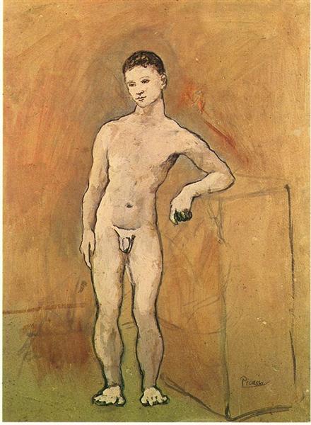 Pablo Picasso Classical Oil Paintings Nude Youth